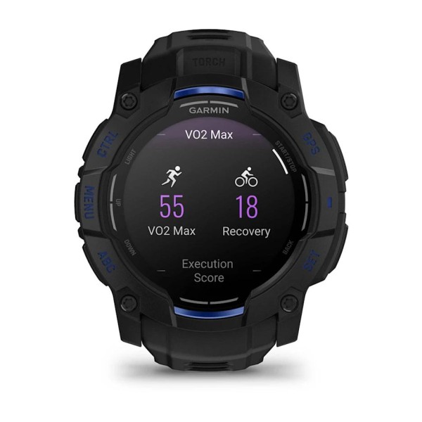 Garmin Instinct 3 - 50 mm AMOLED Siyah Mavi