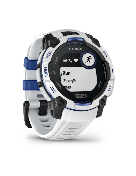 Garmin Instinct 3 – 45 mm Solar Beyaz Mavi