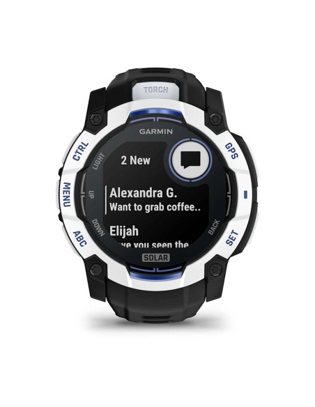 Garmin Instinct 3 – 50 mm Solar Siyah Beyaz