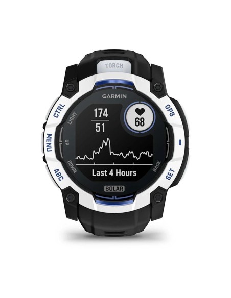 Garmin Instinct 3 – 50 mm Solar Siyah Beyaz
