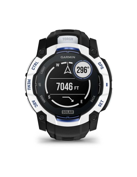 Garmin Instinct 3 – 50 mm Solar Siyah Beyaz