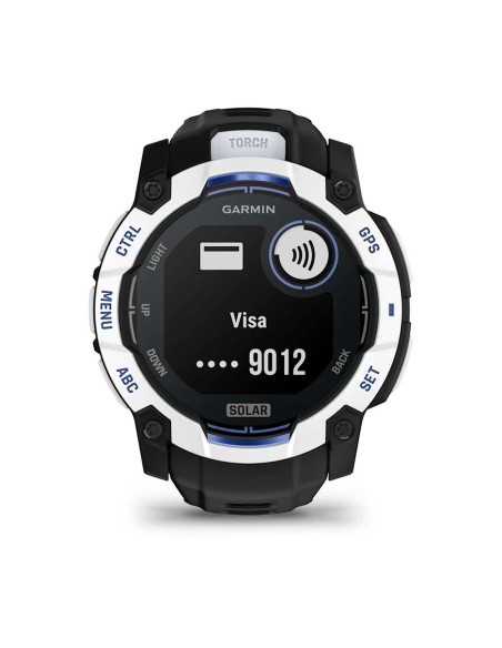 Garmin Instinct 3 – 50 mm Solar Siyah Beyaz