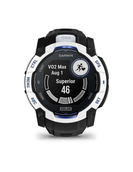 Garmin Instinct 3 – 50 mm Solar Siyah Beyaz