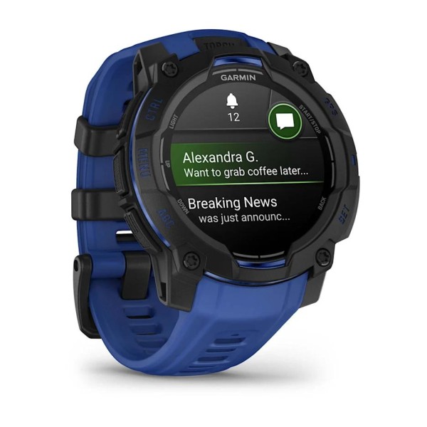 Garmin Instinct 3 - 45 mm AMOLED Siyah Mavi