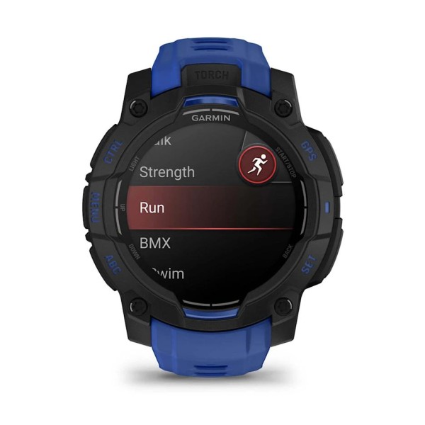 Garmin Instinct 3 - 45 mm AMOLED Siyah Mavi