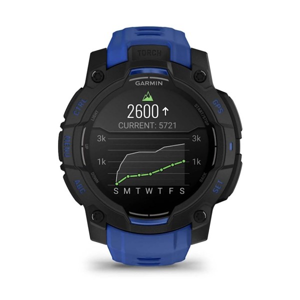 Garmin Instinct 3 - 45 mm AMOLED Siyah Mavi
