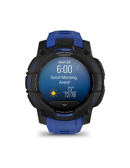 Garmin Instinct 3 - 45 mm AMOLED Siyah Mavi