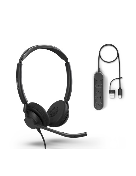 Jabra Engage 50 II USB A-C Duo Kablolu Kulak Üstü Kulaklık