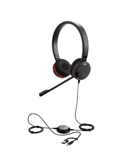 Jabra Evolve 30 II Duo NS – USB-C/A Çağrı Merkezi Kulaklığı