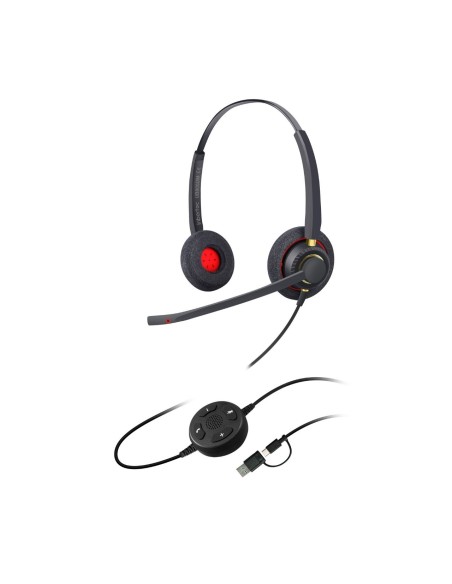 Inbertec UB805DM Professional Duo Yapay Zeka Gürültü Engelleyici USB Kulaklık