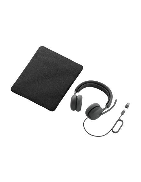 Logitech Wired 2 for USB N/A UC EM Kablosuz Mikrofonlu Kulak Üstü Kulaklık