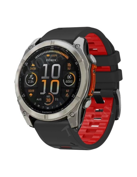 Garmin Fenix 8 Uzman Silikon 51 mm Kordon