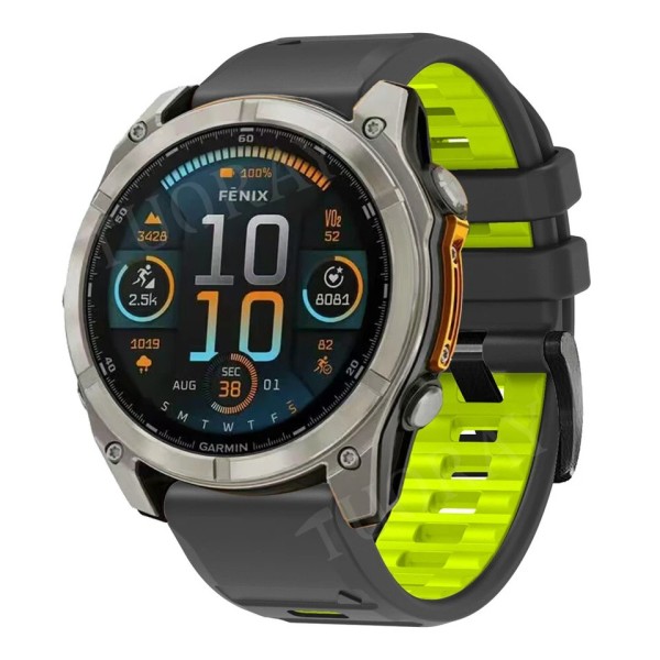 Garmin Fenix 8 Uzman Silikon 51 mm Kordon