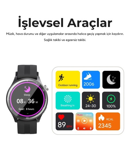 AUKEY SW-2P 2 Pro Akıllı Saat