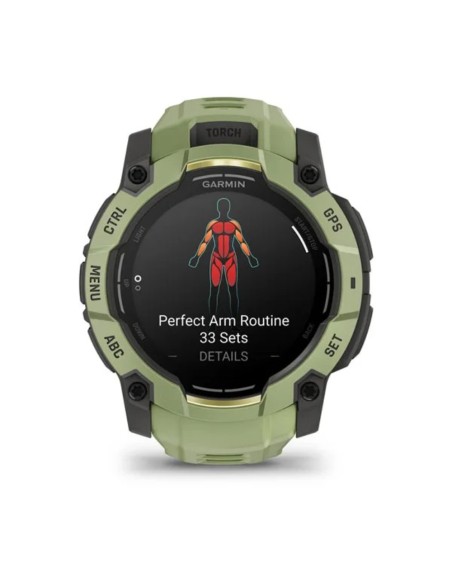 Garmin Instinct 3 – 50 mm AMOLED Eğrelti Yeşili