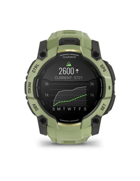 Garmin Instinct 3 – 50 mm AMOLED Eğrelti Yeşili