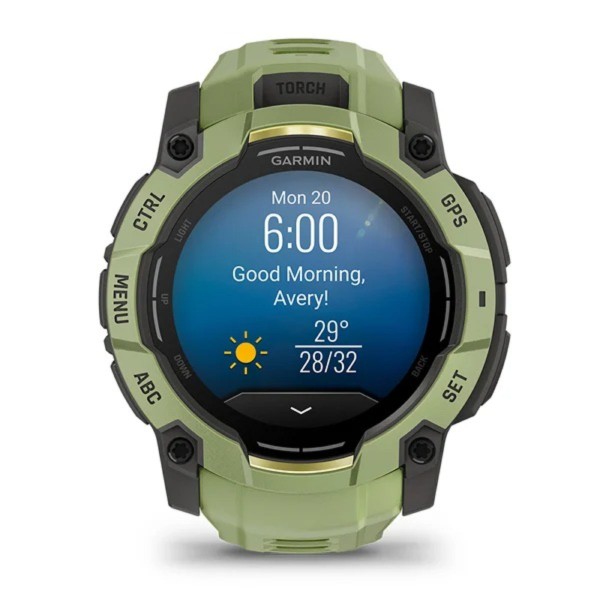 Garmin Instinct 3 – 50 mm AMOLED Eğrelti Yeşili