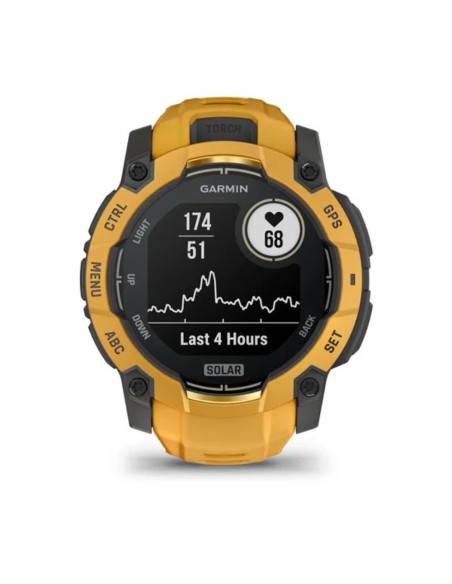 Garmin Instinct 3 – 50 mm, Solar Turuncu / Gri