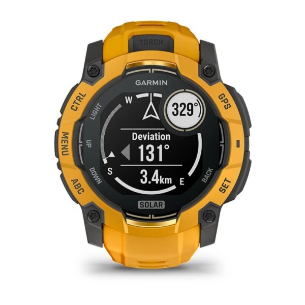 Garmin Instinct 3 – 50 mm, Solar Turuncu / Gri