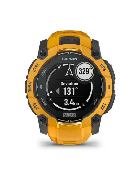 Garmin Instinct 3 – 50 mm, Solar Turuncu / Gri