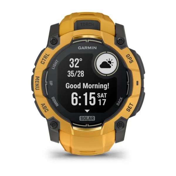 Garmin Instinct 3 – 50 mm, Solar Turuncu / Gri