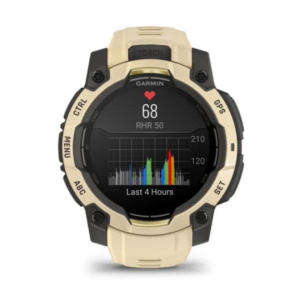 Garmin Instinct 3 – 45 mm AMOLED Sitrin