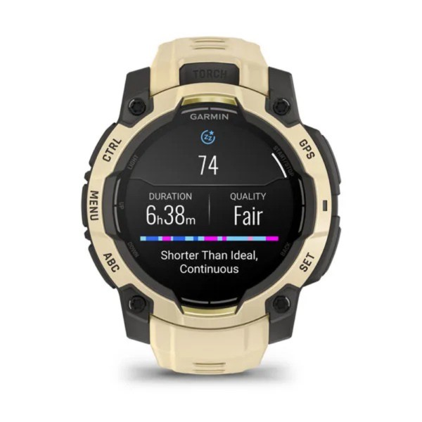 Garmin Instinct 3 – 45 mm AMOLED Sitrin