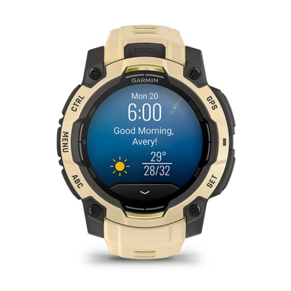 Garmin Instinct 3 – 45 mm AMOLED Sitrin