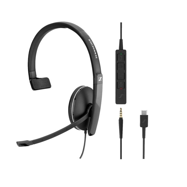 EPOS Sennheiser SC135 USB CTRL Mono Kablolu UC Kulak Üstü Kulaklık