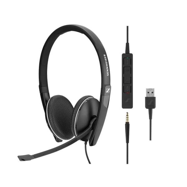 EPOS Sennheiser SC 165 USB CTRL Duo UC Kulak Üstü Kulaklık