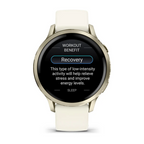Garmin Venu 4 - 41 mm Lunar Gold Silikon Kayışlı
