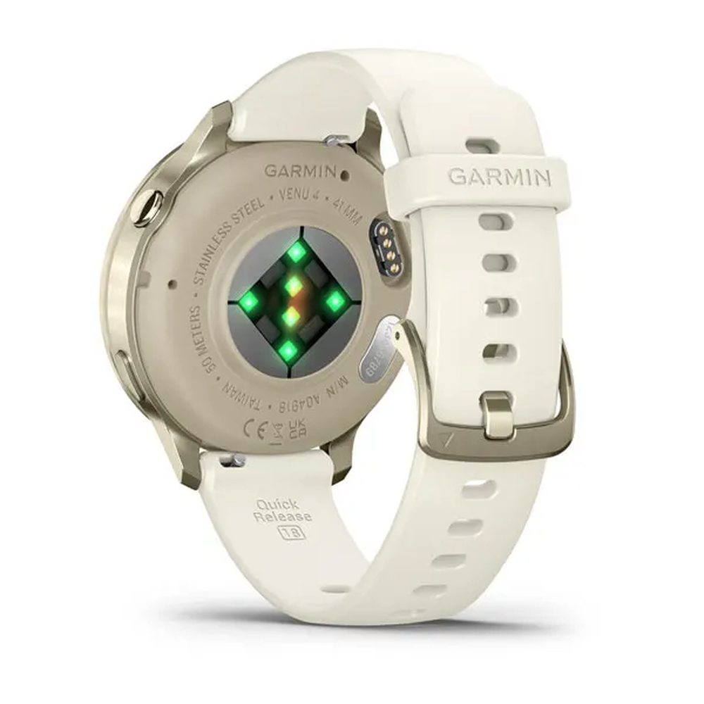 Garmin Venu 4 - 41 mm Lunar Gold Silikon Kayışlı