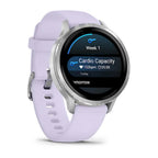 Garmin Venu 4 - 41 mm Lavanta Mavisi Silikon Kayışlı