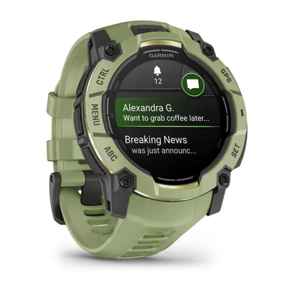 Garmin Instinct 3 – 50 mm AMOLED Eğrelti Yeşili