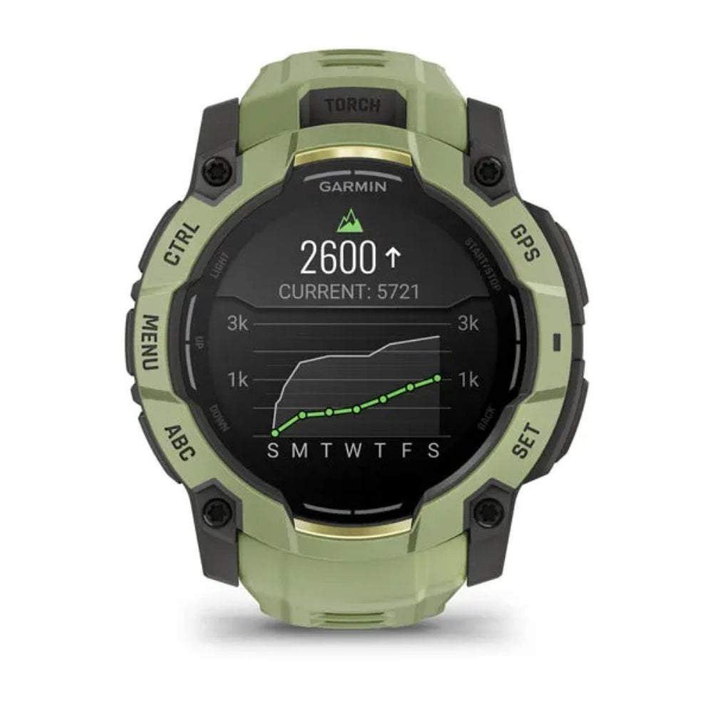 Garmin Instinct 3 – 50 mm AMOLED Eğrelti Yeşili