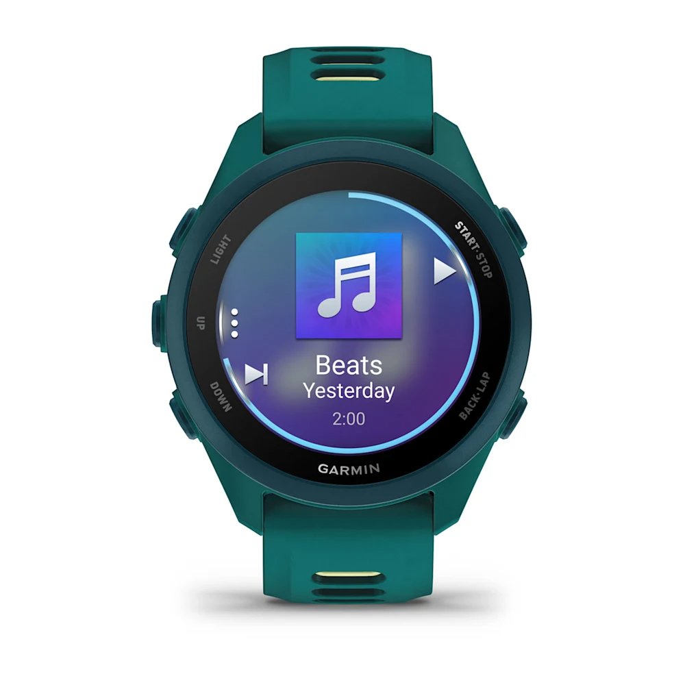 Garmin Forerunner 170 Music Turkuaz Yeşili, Turkuaz Yeşili/Limon Sarısı Kayışlı