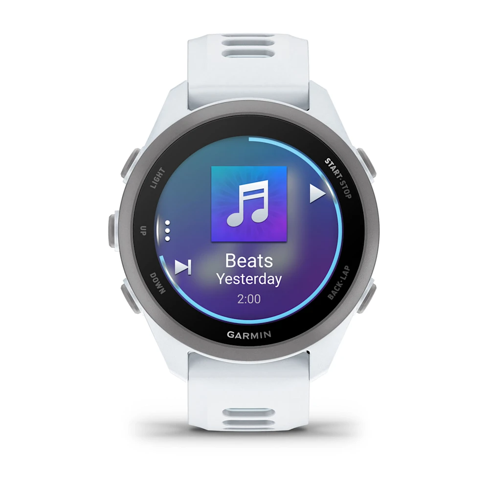 Garmin Forerunner 170 Music Beyaz/Bulut Mavisi Kayışlı