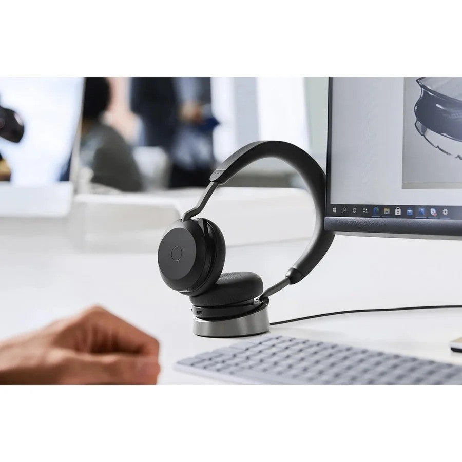 Jabra Evolve2 75 Link 390C MS Stereo Siyah Kulaklık