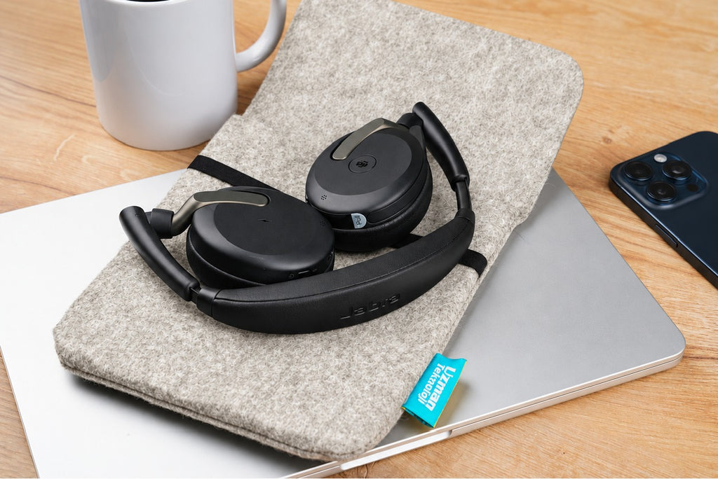 Kablolu ve Kablosuz Kulaklık Kılıfı - Keçe