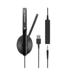 EPOS Sennheiser SC 165 USB CTRL Duo UC Kulak Üstü Kulaklık