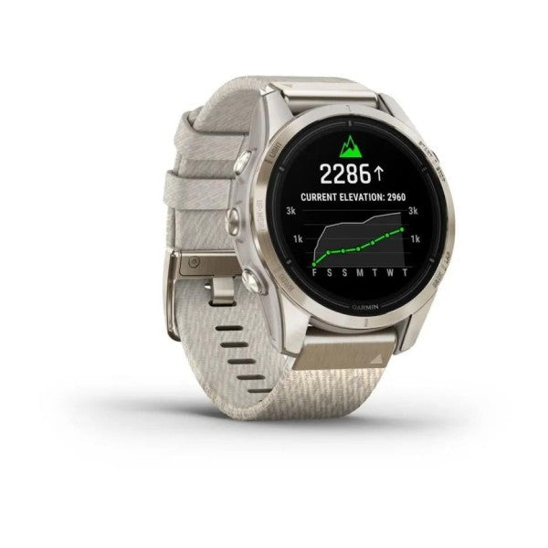 Garmin Epix Pro S Gen2 Sapphire Krem Desenli Kayış