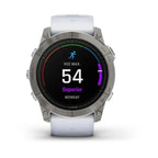 Garmin Epix Pro X Gen2 Sapphire Titanyum Beyaz Kayış