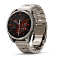 Garmin Fenix 8 – 47 mm AMOLED Sapphire Titanyum Vented Titanyum Kayışlı