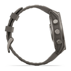 Garmin Fenix 9 47mm Titanyum Çakıl Grisi Silikon Kayışlı