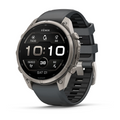 Garmin Fenix 9 Pro 47MM Titanyum Siyah Silikon Kayışlı