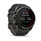 Garmin Fenix 9 Pro 51MM Karbon Gri DLC Titanyum Siyah Silikon Kayışlı