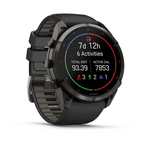 Garmin Fenix 9 Pro İnreach 51MM Karbon Gri DLC Titanyum Siyah Silikon Kayışlı
