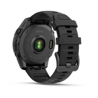 Garmin Fenix E - 47 mm AMOLED Slate Gri Siyah Silikon Kayışlı