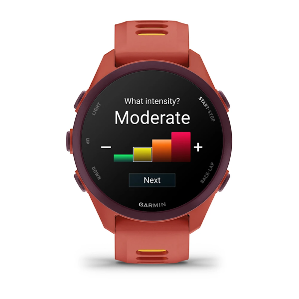 Garmin Forerunner 170 Music Kırmızı Pembe, Kırmızı Pembe/Mango Kayışlı
