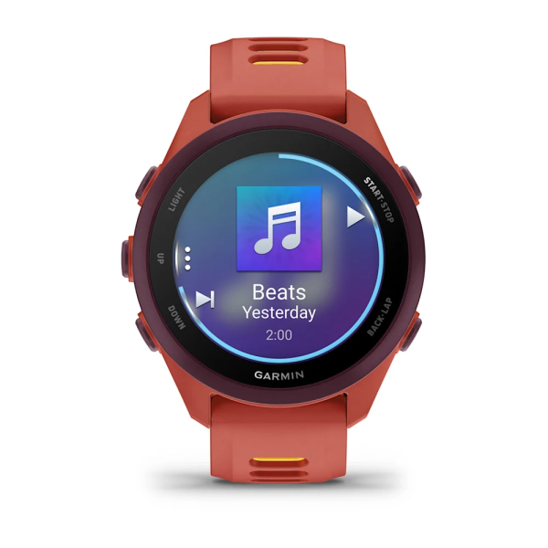 Garmin Forerunner 170 Music Kırmızı Pembe, Kırmızı Pembe/Mango Kayışlı